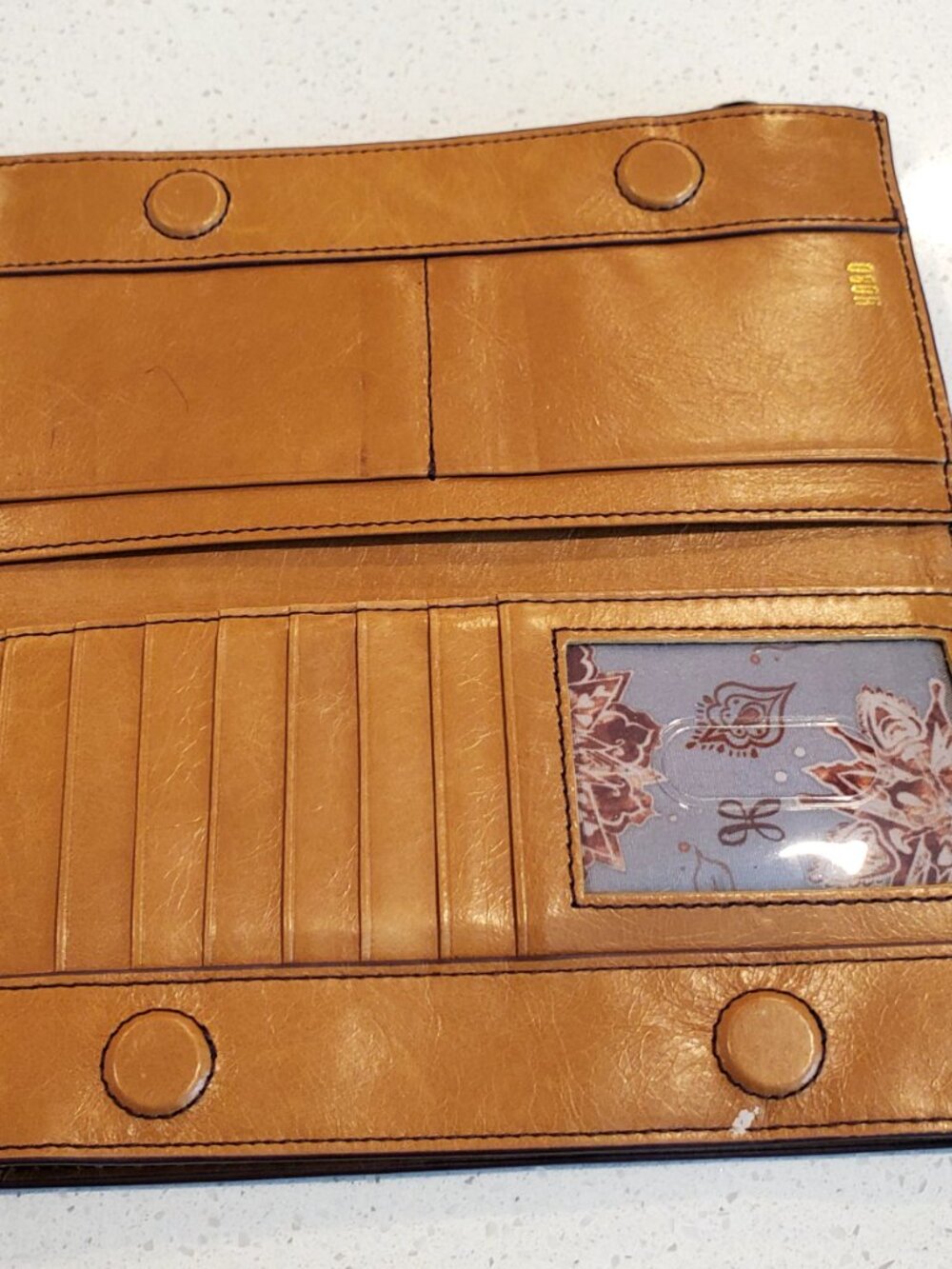 HOBO Leather Wallet Lauren Family Clutch VINTAGE - Picture 2 of 4
